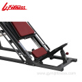 Dual multi functional leg press&hack squat compact machine